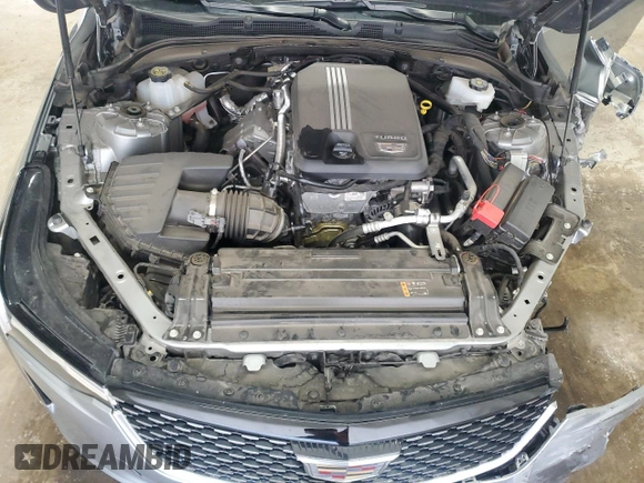 2024 Cadillac CT4 Premium Luxury z VIN 1G6DB5RK3R0113342, wystawiony jako Copart lot #85307904 z przebiegiem 27 347 mil mil oraz Czysty tytuł • Clean title. Historia ofert i sprzedaży dostępna na DreamBid. Obrazek 11.