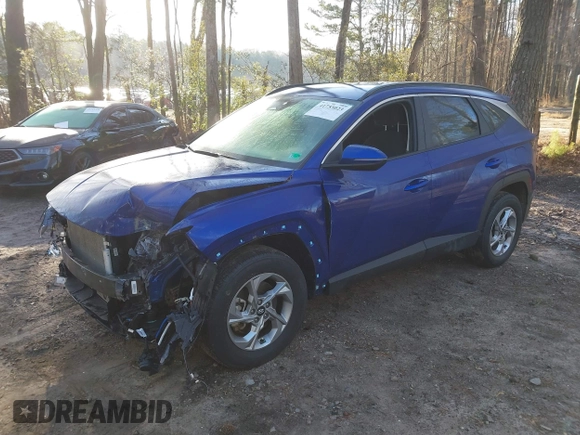 2023 Hyundai Tucson SEL with VIN 5NMJBCAE7PH186818, listed as a IAAI auction lot 41753023 with 32,548 mi miles. Bid and sale history available at carsss.com. Image 2.