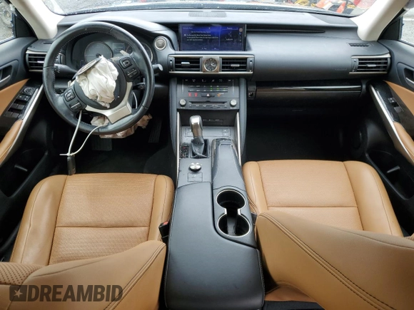 2017 Lexus IS 300 with VIN JTHCM1D26H5025811, listed as a Copart auction lot 56952125 with 49,627 mi miles and Salvage title. Bid and sale history available at DreamBid. Image 8.