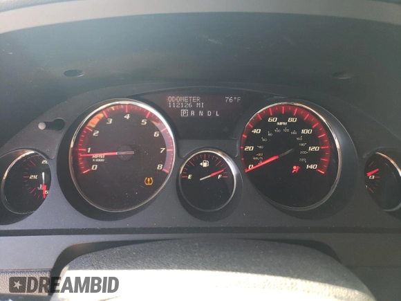 2010 GMC Acadia SLT2 with VIN 1GKLVNED1AJ119781, listed as a Copart auction lot 54142015 with 112,126 mi miles and Salvage title. Bid and sale history available at DreamBid. Image 9.