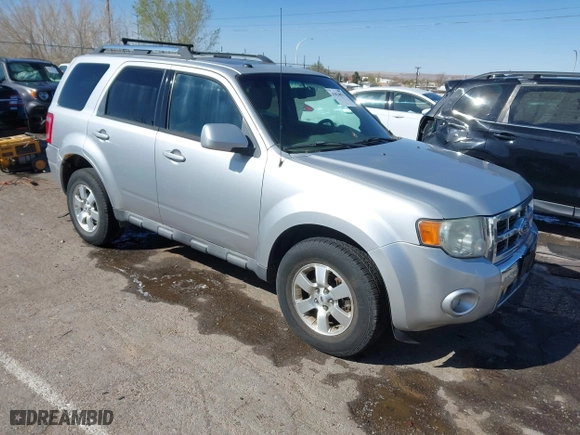 2010 Ford Escape Limited with VIN 1FMCU9EG8AKB12610, listed as a IAAI auction lot 41834872 with 214,218 mi miles. Bid and sale history available at carsss.com. Image 1.