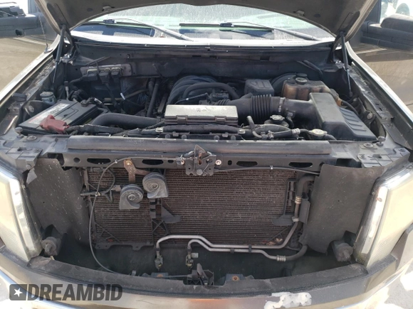 2009 Ford F-150 XL with VIN 1FTRF12879KC60671, listed as a Copart auction lot 76003554 with 266,092 mi miles and Salvage Title. Bid and sale history available at carsss.com. Image 11.