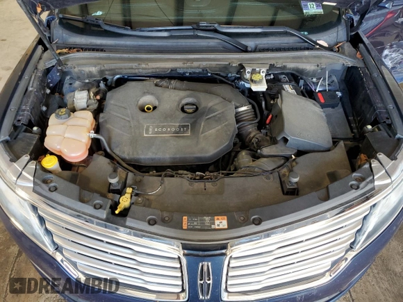 2016 Lincoln MKC Reserve with VIN 5LMCJ3D96GUJ03035, listed as a Copart auction lot 48354615 with 76,595 mi miles and Salvage title. Bid and sale history available at DreamBid. Image 12.