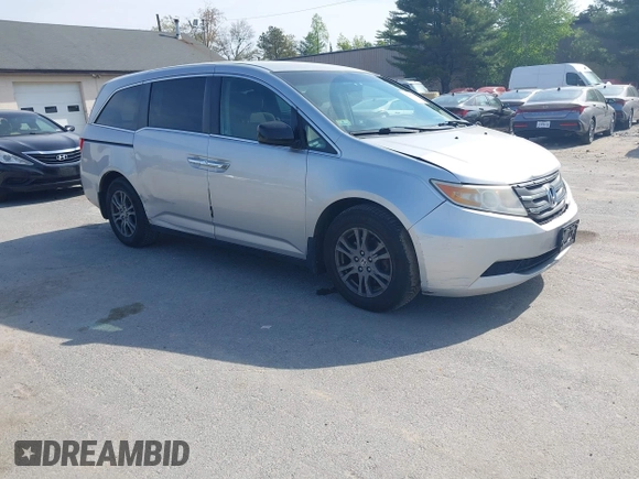 2011 Honda Odyssey EX с VIN 5FNRL5H48BB030855, выставлен на аукционе IAAI как лот 42241890 с пробегом 204 552 миль миль и . История ставок и продаж доступна на DreamBid. Изображение 1.