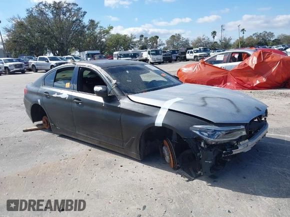 2017 BMW 5 Series 540i with VIN WBAJE5C36HG914696, listed as a IAAI auction lot 41639899 with Not Provided miles and . Bid and sale history available at carsss.com. Image 1.