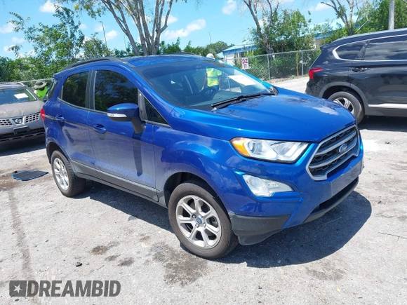 2021 Ford EcoSport SE with VIN MAJ6S3GL5MC451215, listed as a IAAI auction lot 42531927 with 50,985 mi miles and . Bid and sale history available at DreamBid. Image 1.