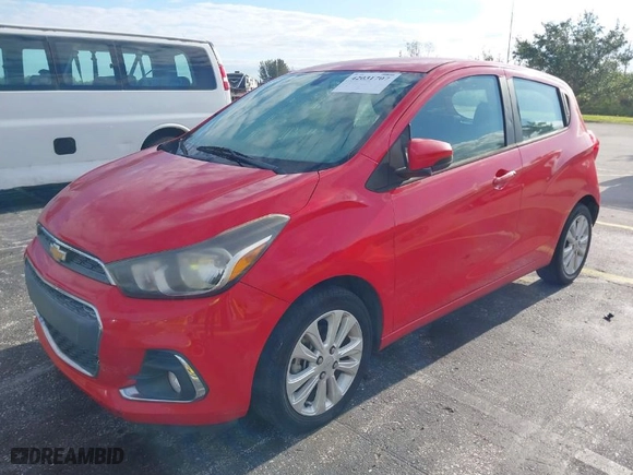2016 Chevrolet Spark LT with VIN KL8CD6SA7GC639312, listed as a IAAI auction lot 42031707 with 61,856 mi miles. Bid and sale history available at carsss.com. Image 2.