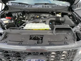 2024 Ford F-150 STX with VIN 1FTEW2LP9RKD96519, listed as a Copart auction lot 45815305 with 2,021 mi miles and Salvage Title. Bid and sale history available at carsss.com. Image 12.