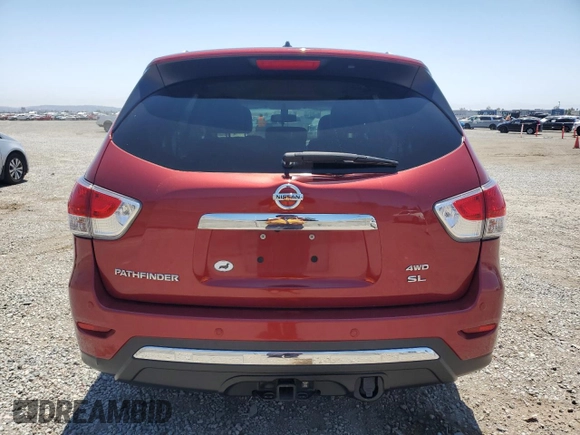 2015 Nissan Pathfinder SL with VIN 5N1AR2MM0FC612995, listed as a Copart auction lot 61105275 with 111,766 mi miles and Salvage title. Bid and sale history available at DreamBid. Image 6.