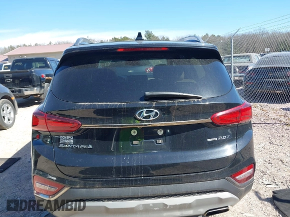 2019 Hyundai Santa Fe Ultimate with VIN 5NMS5CAA6KH075047, listed as a IAAI auction lot 41802407 with 119,063 mi miles and . Bid and sale history available at DreamBid. Image 16.