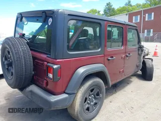 2021 Jeep Wrangler Unlimited Willys with VIN 1C4HJXDG2MW847850, listed as a IAAI auction lot 42291545 with Not provided miles and . Bid and sale history available at DreamBid. Image 4.