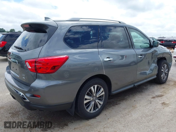 2019 Nissan Pathfinder SL with VIN 5N1DR2MM3KC585069, listed as a IAAI auction lot 42514845 with 60,910 mi miles and . Bid and sale history available at DreamBid. Image 4.