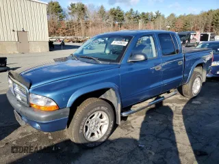 2004 Dodge Dakota Sport with VIN 1D7HG38NX4S590398, listed as a Copart auction lot 87133624 with 108,128 mi miles and Clean Title. Bid and sale history available at carsss.com. Image 1.