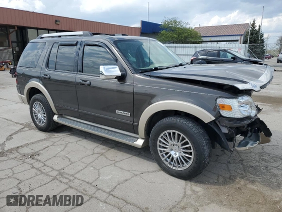 2006 Ford Explorer Eddie Bauer with VIN 1FMEU74EX6UA24764, listed as a Copart auction lot 55157275 with 162,220 mi miles and Clean title. Bid and sale history available at DreamBid. Image 4.