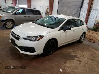 2021 Subaru Impreza with VIN 4S3GTAB60M3705446, listed as a Copart auction lot 63602875 with 58,212 mi miles and Salvage title. Bid and sale history available at DreamBid. Image 1.