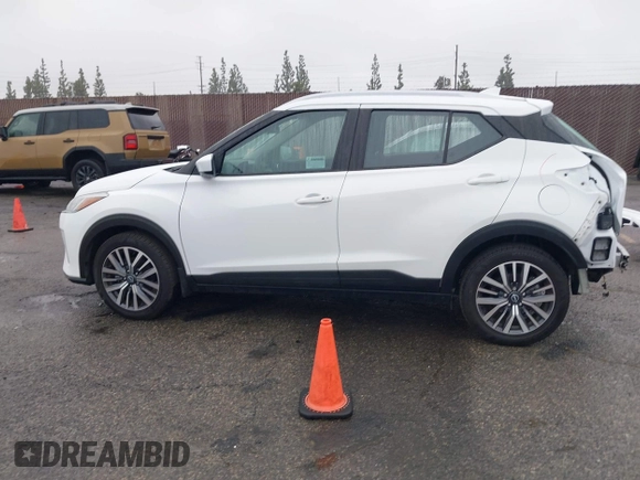 2023 Nissan Kicks SV with VIN 3N1CP5CVXPL523961, listed as a IAAI auction lot 41916449 with 43,455 mi miles. Bid and sale history available at carsss.com. Image 15.