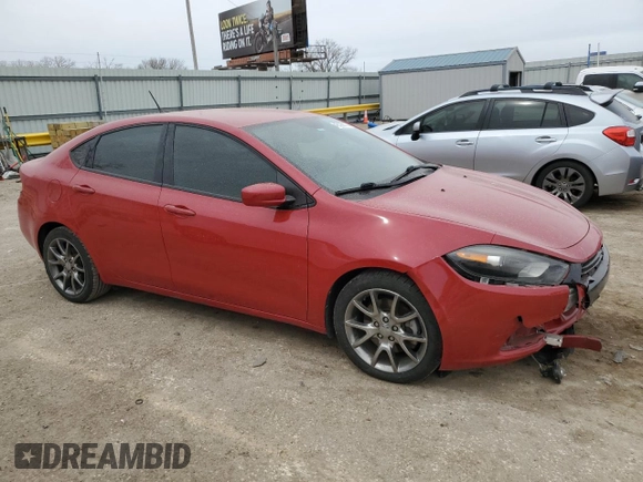 2014 Dodge Dart SXT with VIN 1C3CDFBB2ED903418, listed as a Copart auction lot 48199175 with 87,929 mi miles and Salvage Title. Bid and sale history available at carsss.com. Image 4.