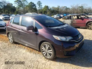 2016 Honda Fit EX-L with VIN JHMGK5H82GS014561, listed as a Copart auction lot 46746815 with 77,525 mi miles and Salvage title. Bid and sale history available at DreamBid. Image 4.