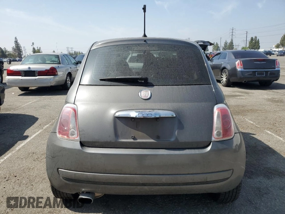 2013 FIAT 500 Pop with VIN 3C3CFFAR2DT554794, listed as a Copart auction lot 60894085 with 176,007 mi miles and Salvage title. Bid and sale history available at DreamBid. Image 6.