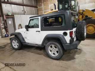 2012 Jeep Wrangler Sport z VIN 1C4AJWAG7CL256428, wystawiony jako Copart lot #66923465 z przebiegiem 36 478 mil mil oraz Szkoda całkowita • Salvage title. Historia ofert i sprzedaży dostępna na DreamBid. Obrazek 2.