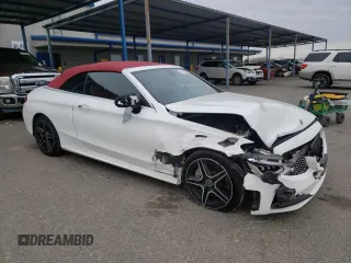 2020 Mercedes-Benz C 300 with VIN WDDWK8DB6LF937361, listed as a Copart auction lot 44571505 with 74,443 mi miles and Salvage Title. Bid and sale history available at DreamBid. Image 4.