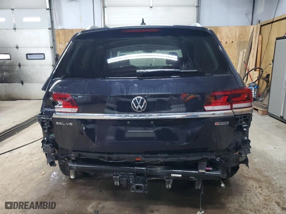 2022 Volkswagen Atlas 3.6L V6 SEL Premium R-Line with VIN 1V2FR2CA4NC515779, listed as a Copart auction lot 46213315 with NaN miles and Salvage Title. Bid and sale history available at carsss.com. Image 6.