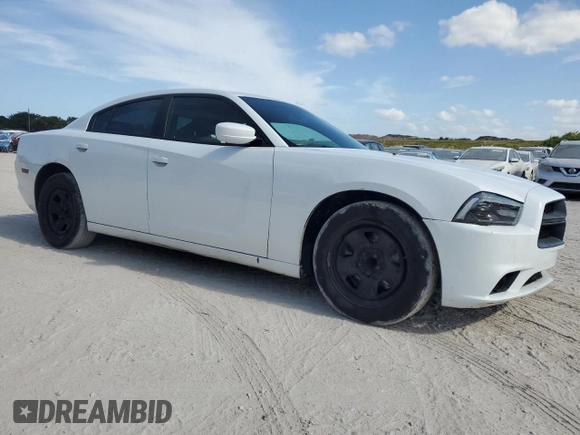 2014 Dodge Charger Police with VIN 2C3CDXAT1EH349761, listed as a Copart auction lot 54448915 with 149,866 mi miles and Clean Title. Bid and sale history available at carsss.com. Image 4.