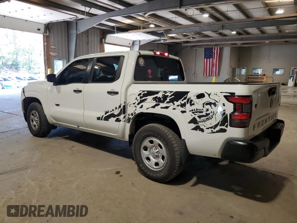 2022 Nissan Frontier S with VIN 1N6ED1EK5NN610056, listed as a Copart auction lot 54942245 with 51,925 mi miles and Salvage title. Bid and sale history available at DreamBid. Image 2.