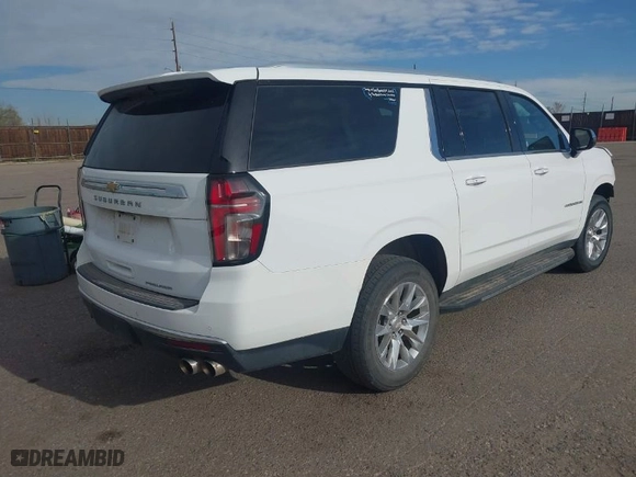 2023 Chevrolet Suburban Premier with VIN 1GNSKFKD5PR511819, listed as a IAAI auction lot 41899310 with 40,355 mi miles. Bid and sale history available at carsss.com. Image 4.