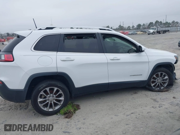 2019 Jeep Cherokee Latitude Plus with VIN 1C4PJLLN5KD171875, listed as a IAAI auction lot 41522475 with 82,161 mi miles. Bid and sale history available at carsss.com. Image 12.