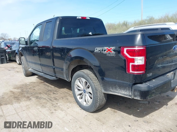 2018 Ford F-150 XL with VIN 1FTEX1EP8JFE62690, listed as a IAAI auction lot 41936883 with 162,174 mi miles. Bid and sale history available at carsss.com. Image 14.