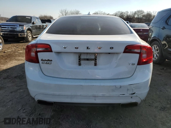 2015 Volvo S60 T5 Drive-E Premier with VIN YV126MFK0F1355710, listed as a Copart auction lot 84422464 with 180,811 mi miles and Salvage Title. Bid and sale history available at carsss.com. Image 6.