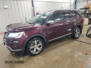 2019 Ford Explorer Limited z VIN 1FM5K8F88KGA27965, wystawiony jako Copart lot #86899374 z przebiegiem 136 040 mil mil oraz Szkoda całkowita • Salvage title. Historia ofert i sprzedaży dostępna na DreamBid. Obrazek 1.