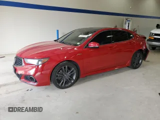2018 Acura TLX w/A-SPEC Pkg with VIN 19UUB2F66JA007910, listed as a Copart auction lot 52683415 with 93,411 mi miles and Salvage Title. Bid and sale history available at carsss.com. Image 1.