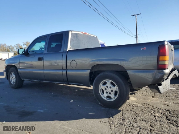 2002 Chevrolet Silverado 1500 Work Truck with VIN 2GCEC19XX21127719, listed as a Copart auction lot 81200654 with 122,857 mi miles and Salvage Title. Bid and sale history available at carsss.com. Image 2.