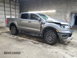 2021 Ford Ranger XL with VIN 1FTER4FH5MLD26185, listed as a Copart auction lot 58040675 with 27,541 mi miles and Salvage title. Bid and sale history available at DreamBid. Image 4.