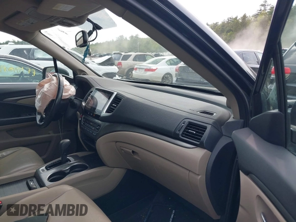 2016 Honda Pilot EX-L with VIN 5FNYF6H53GB070382, listed as a IAAI auction lot 39476567 with 83,741 mi miles and . Bid and sale history available at DreamBid. Image 5.