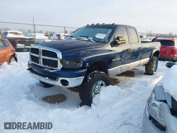 2003 Dodge Ram 2500 ST with VIN 3D7KU28C43G813841, listed as a IAAI auction lot 41239735 with 309,528 mi miles. Bid and sale history available at carsss.com. Image 16.