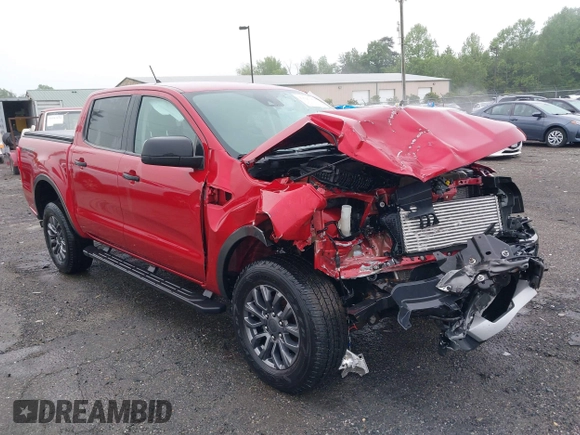 2020 Ford Ranger XL with VIN 1FTER4FH6LLA97899, listed as a IAAI auction lot 41627003 with 45,839 mi miles. Bid and sale history available at carsss.com. Image 1.