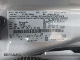 2017 Ford Focus SE with VIN 1FADP3F2XHL304413, listed as a IAAI auction lot 41939334 with 106,074 mi miles and . Bid and sale history available at DreamBid. Image 9.