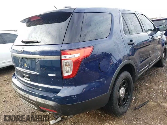 2014 Ford Utility Police Interceptor with VIN 1FM5K8AR5EGC26461, listed as a Copart auction lot 80434614 with 129,752 mi miles and Salvage Title. Bid and sale history available at carsss.com. Image 14.