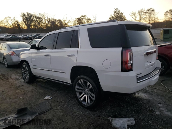 2018 GMC Yukon Denali with VIN 1GKS1CKJXJR269329, listed as a Copart auction lot 83078724 with 91,226 mi miles and Salvage Title. Bid and sale history available at carsss.com. Image 2.
