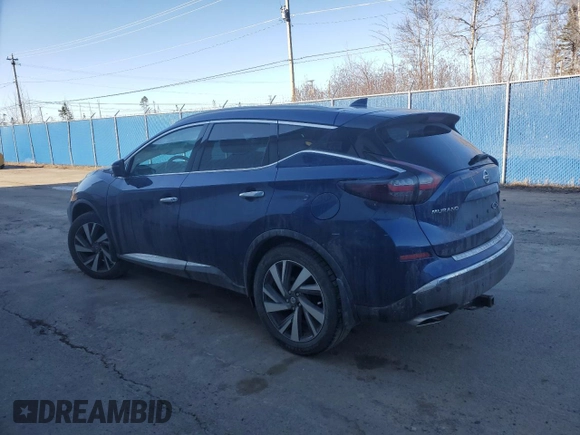 2022 Nissan Murano SL z VIN 5N1AZ2CS0NC119008, wystawiony jako Copart lot #52104105 z przebiegiem 51 651 mil mil oraz Szkoda całkowita • Salvage title. Historia ofert i sprzedaży dostępna na DreamBid. Obrazek 2.
