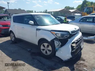 2016 Kia Soul with VIN KNDJN2A20G7259395, listed as a IAAI auction lot 40314516 with 72,168 mi miles. Bid and sale history available at carsss.com. Image 1.