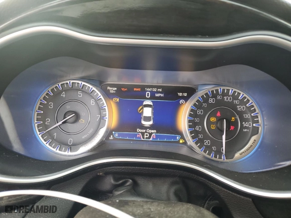 2015 Chrysler 200 C with VIN 1C3CCCCG6FN545716, listed as a Copart auction lot 81449054 with 144,132 mi miles and Salvage Title. Bid and sale history available at carsss.com. Image 9.