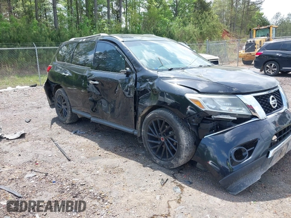 2016 Nissan Pathfinder SV with VIN 5N1AR2MN7GC659998, listed as a IAAI auction lot 41935314 with 96,186 mi miles. Bid and sale history available at carsss.com. Image 6.