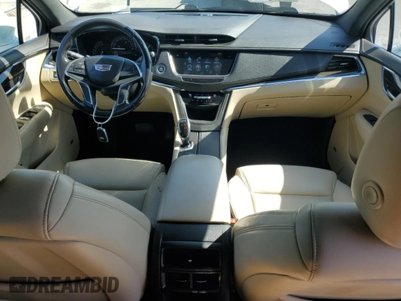 2019 Cadillac XT5 FWD with VIN 1GYKNARS1KZ121732, listed as a Copart auction lot 54882885 with 72,142 mi miles and Salvage title. Bid and sale history available at DreamBid. Image 8.