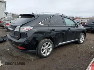 2010 Lexus RX 350 with VIN 2T2BK1BA5AC058607, listed as a Copart auction lot 46995305 with Not Provided miles and Salvage Title. Bid and sale history available at DreamBid. Image 3.