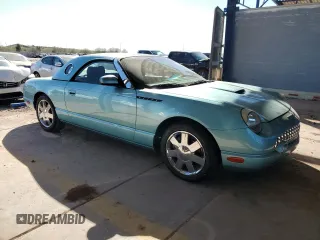 2002 Ford Thunderbird Hardtop Premium with VIN 1FAHP60A32Y124560, listed as a Copart auction lot 45925535 with 35,816 mi miles and Salvage Title. Bid and sale history available at DreamBid. Image 4.