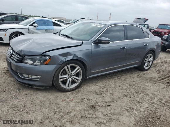 2015 Volkswagen Passat 2.0L TDI SEL Premium with VIN 1VWCV7A34FC067060, listed as a Copart auction lot 51324685 with 231,302 mi miles and Salvage Title. Bid and sale history available at carsss.com. Image 1.